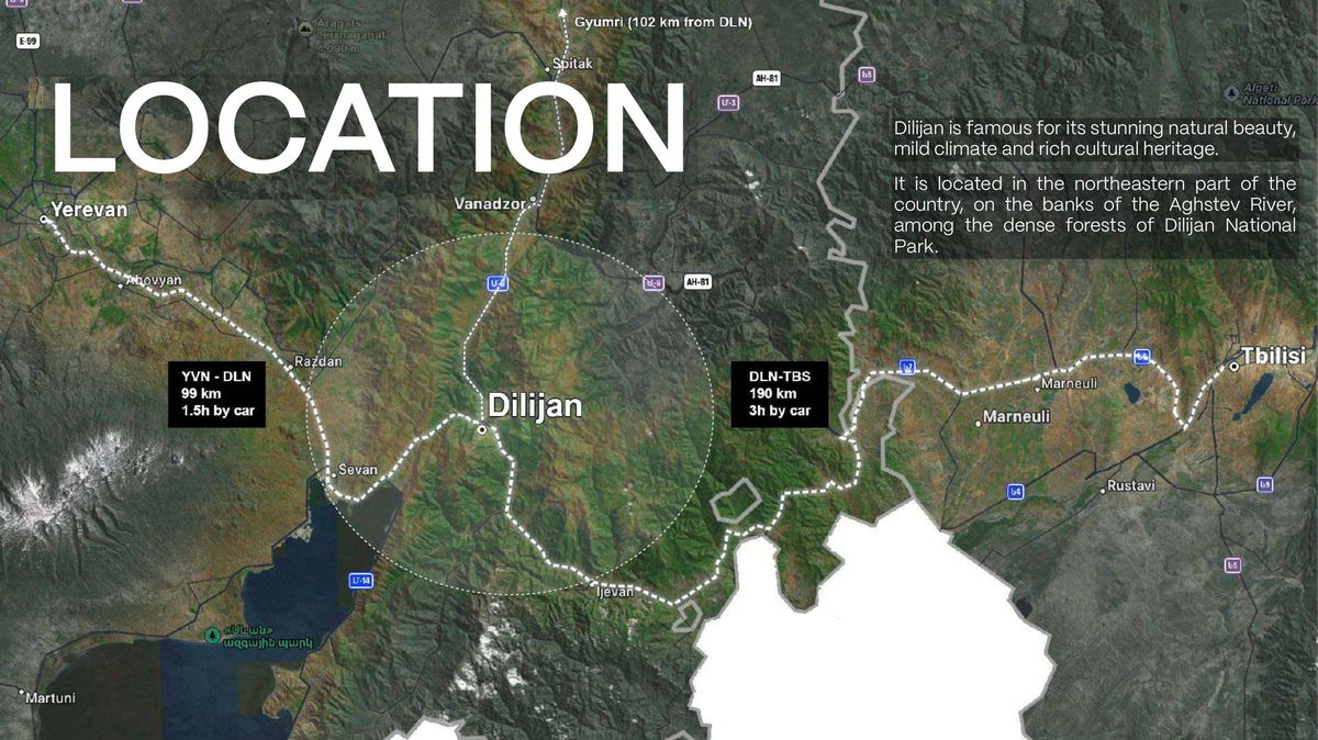 Dilijan location